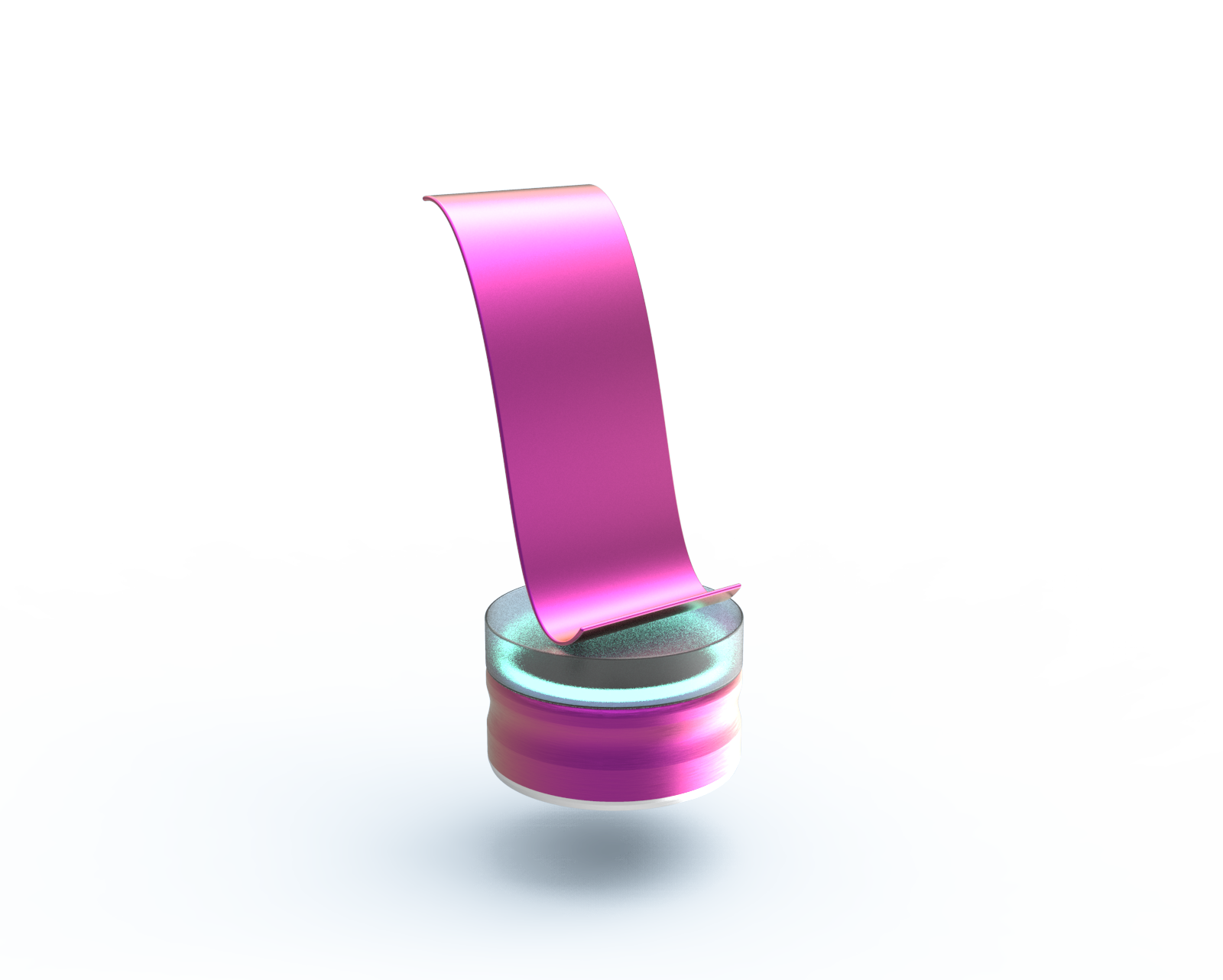 Cradle Design Metal Glass