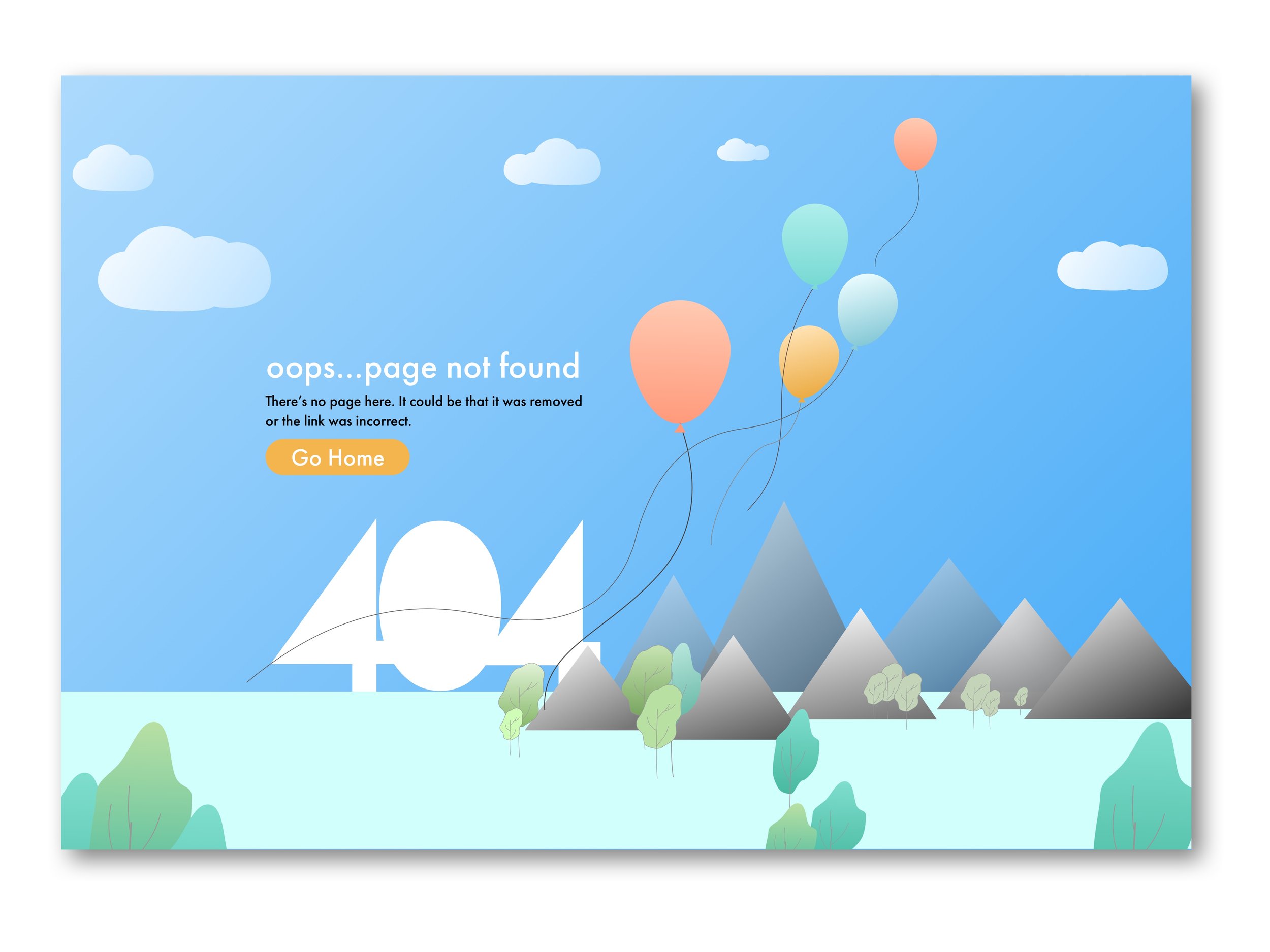 404 Page Design