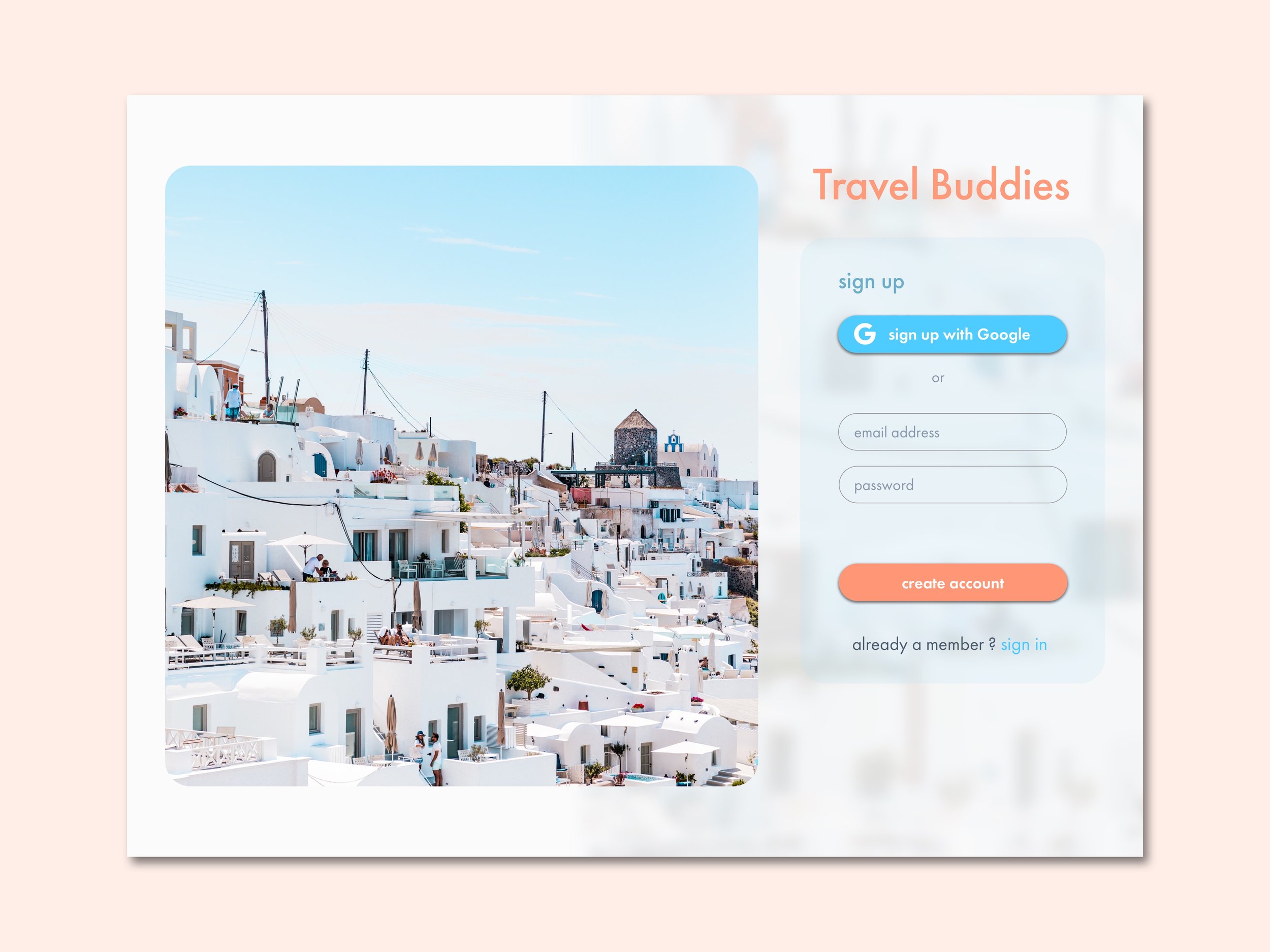 Sign Up Page