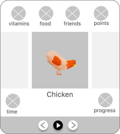 Pet Selection Screen