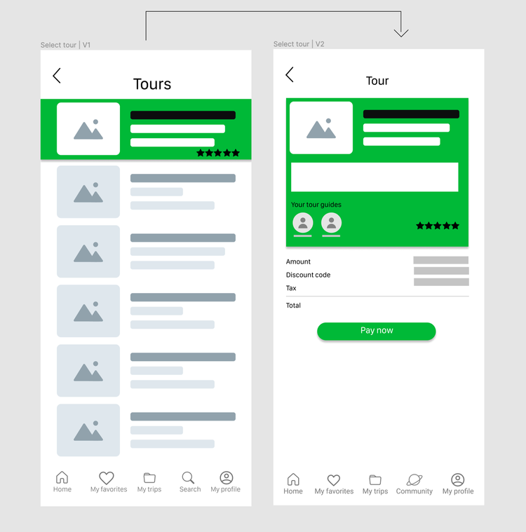 User Testing Before & After