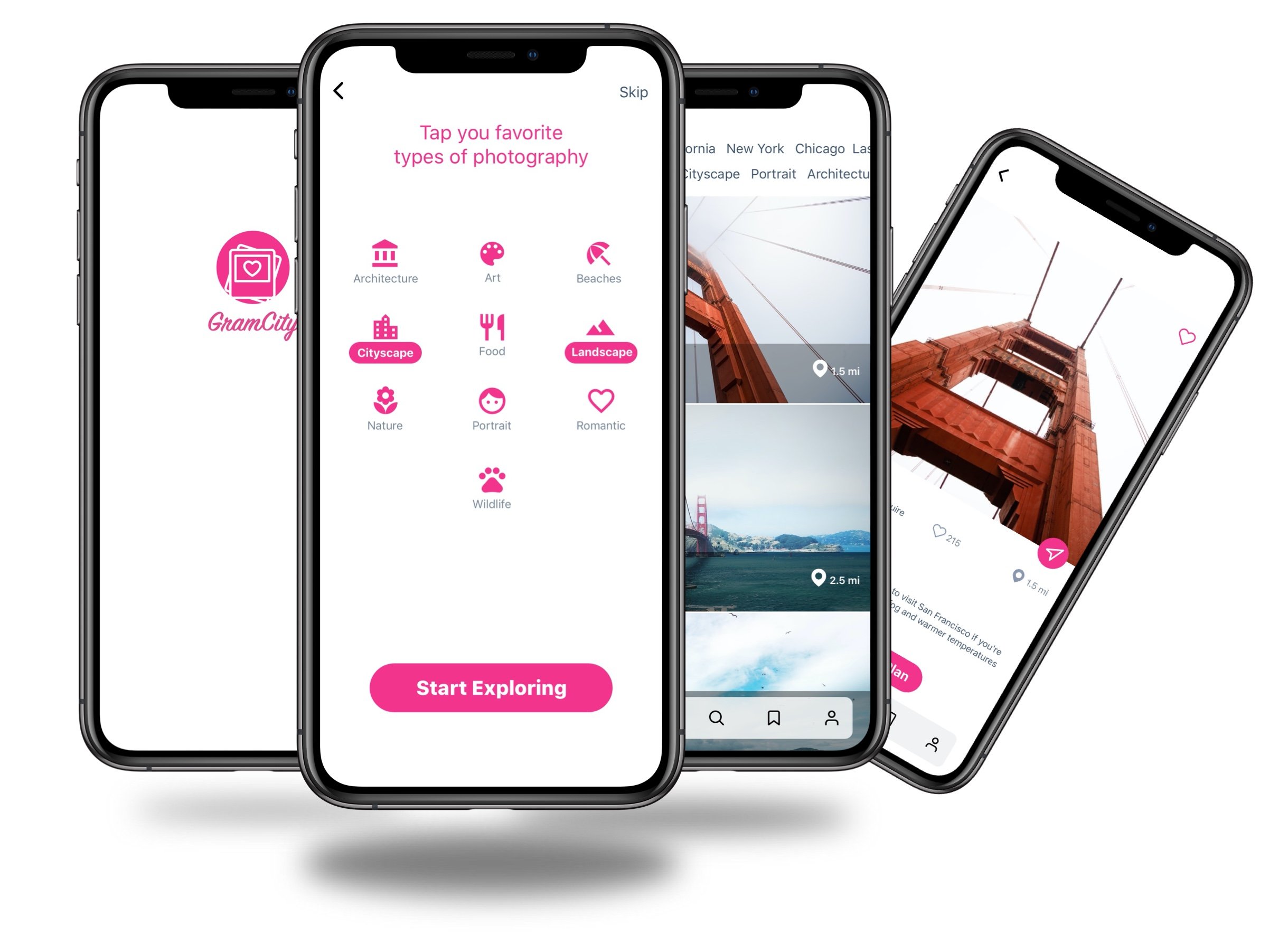 GramCity - Photo Location Discovery App