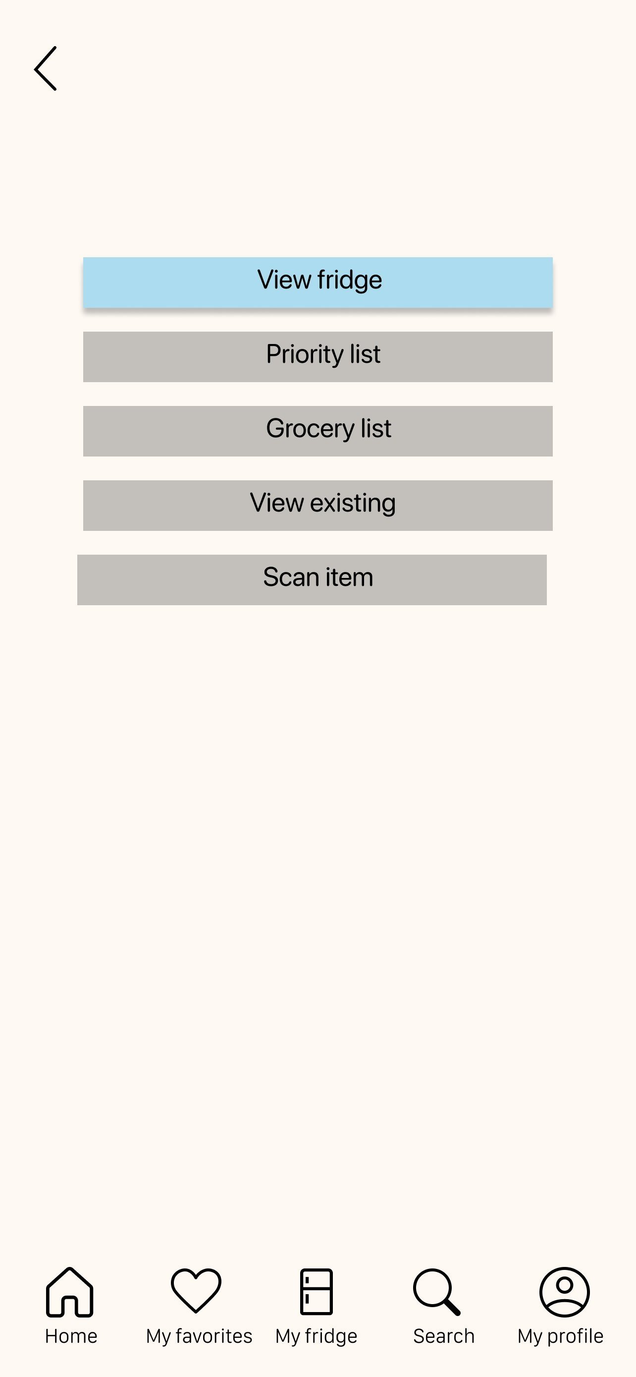 Home Screen