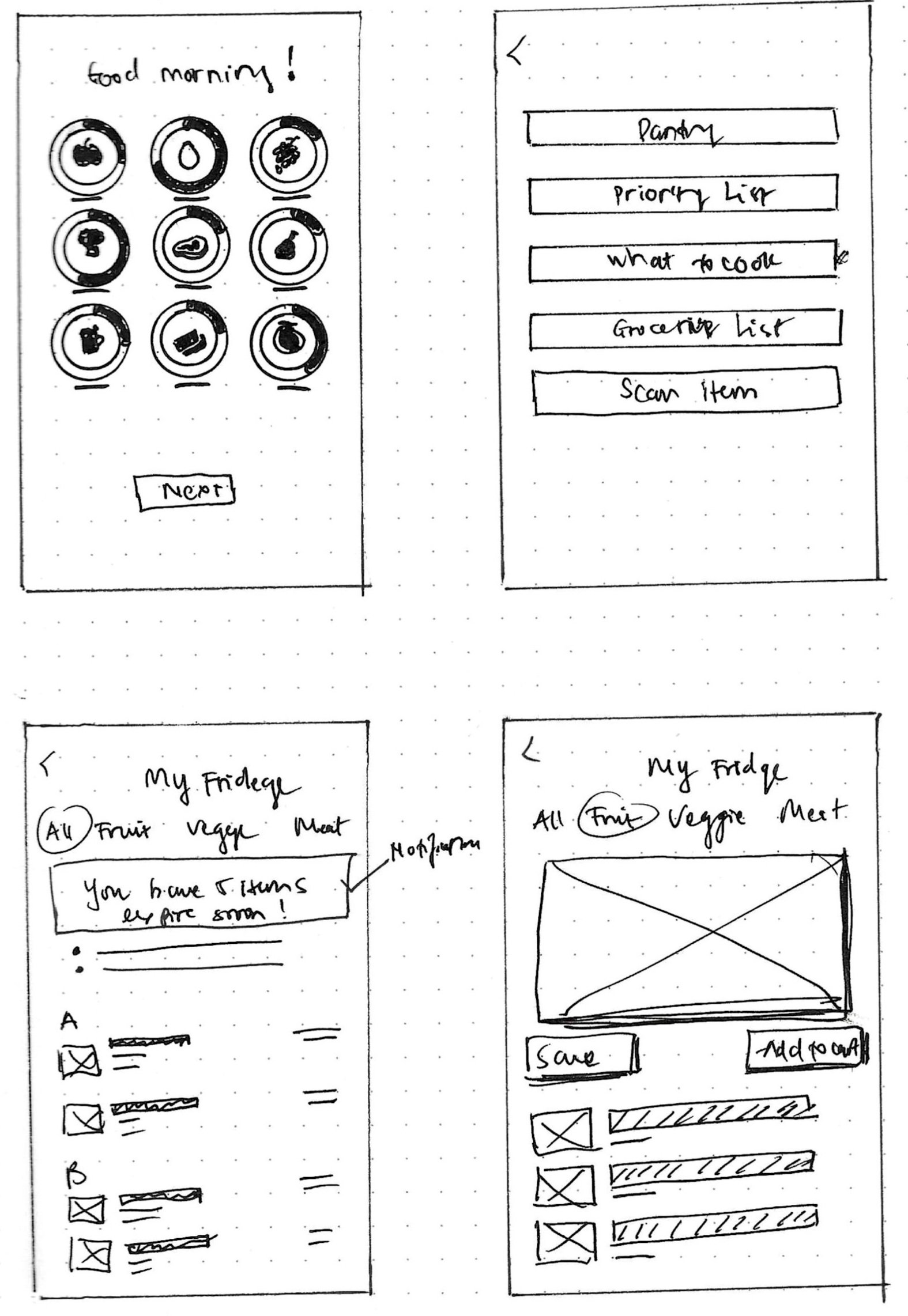 Wireframe Sketches 2